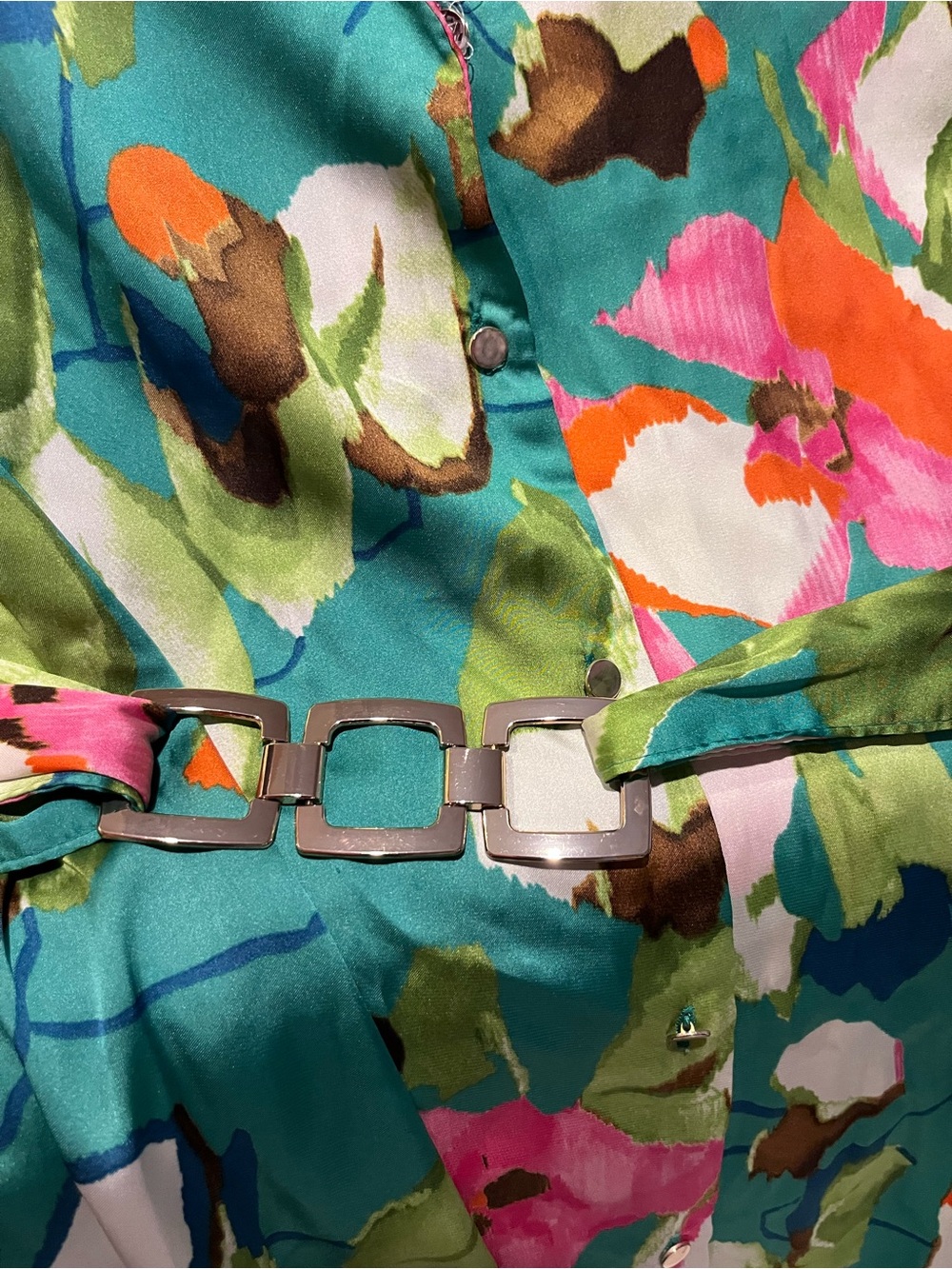 Zara Multicolor Floral Midi Dress